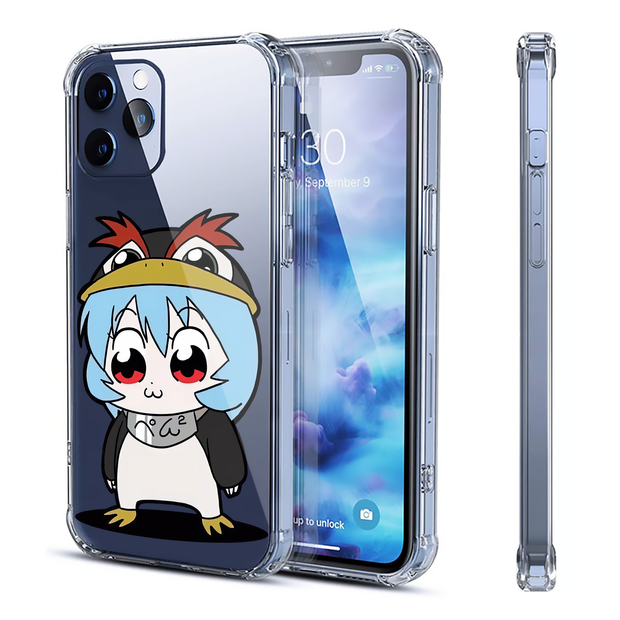 （画像用） EVA 新世紀エヴァンゲリオン 【iPhone 12シリーズ対応】透明スマホケース（クリアソフトケース）